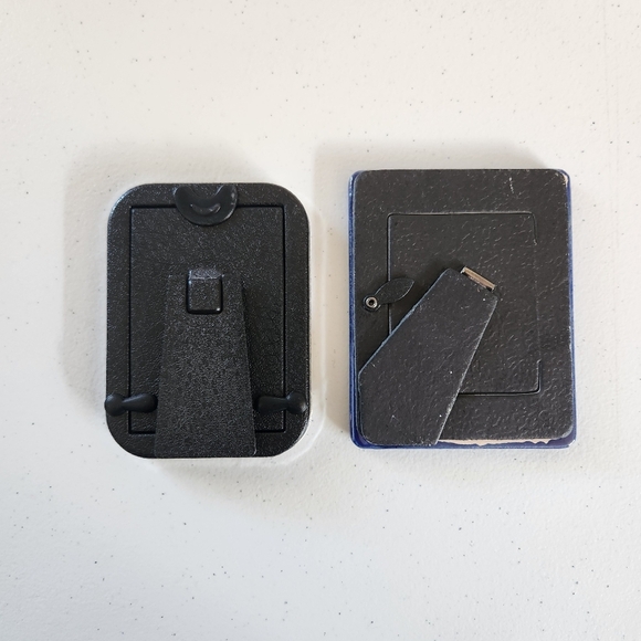 Vintage Eclectic Mini Photo Picture Frame Lot Of 2 Metal Sunflower 1990s Ornate - Picture 2 of 4